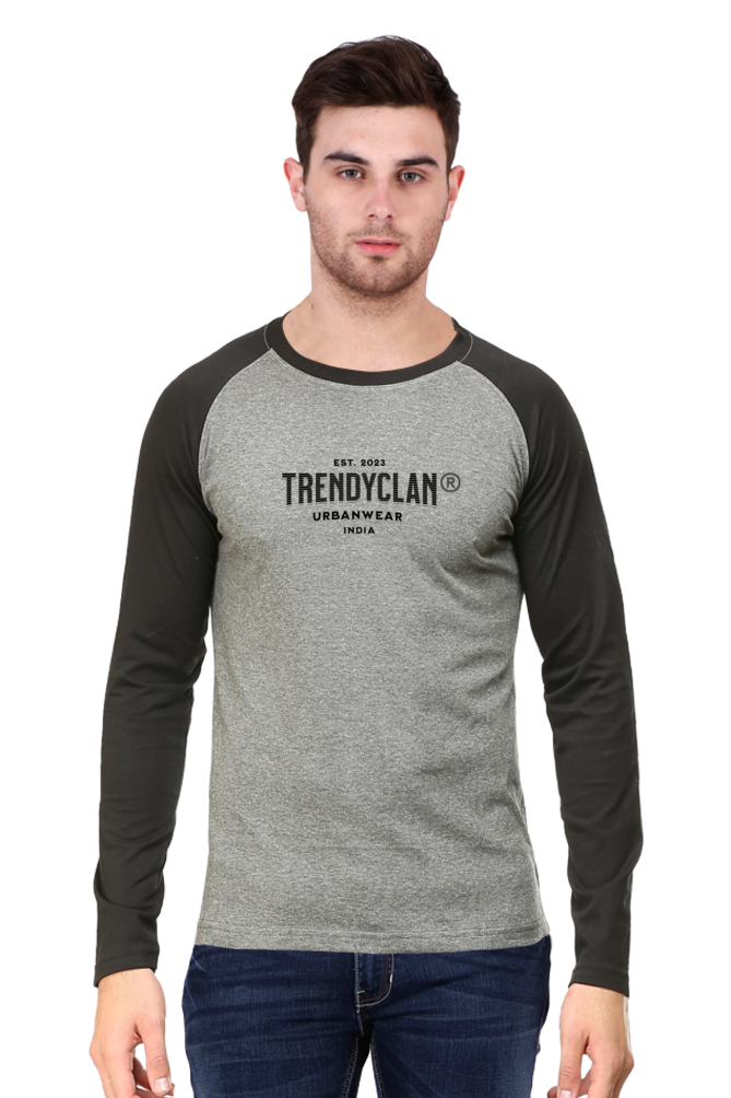 TrendyClan® Originals Raglan Mens Full Sleeve Tshirt