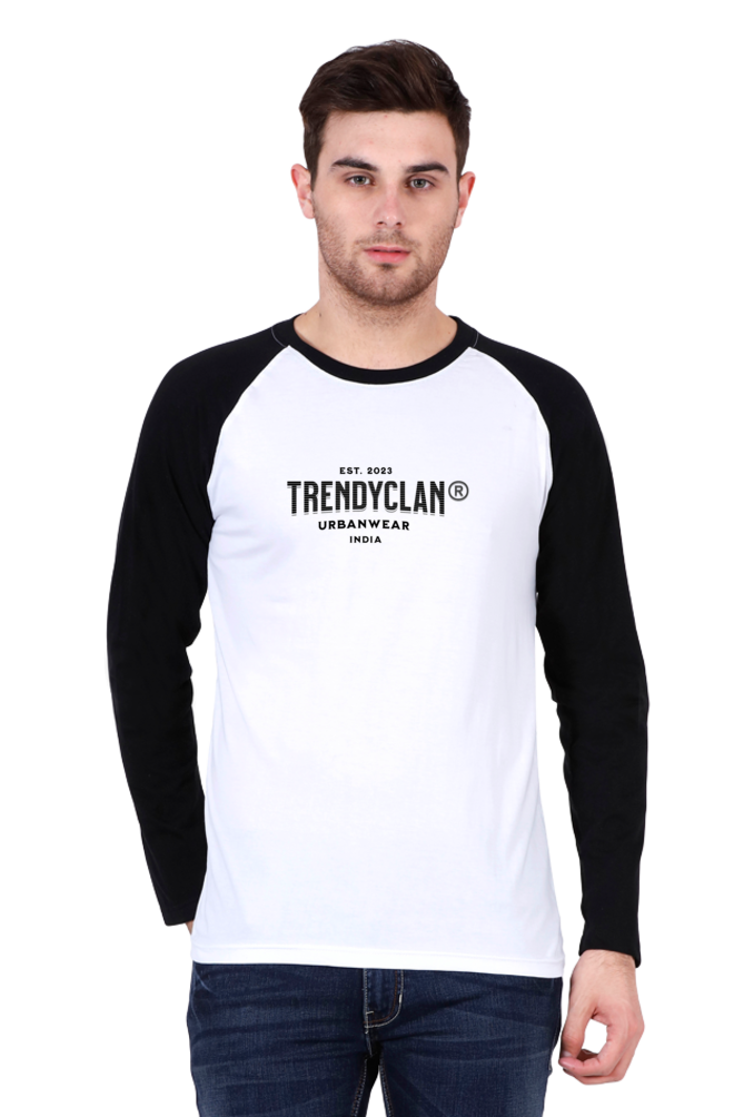 TrendyClan® Originals Raglan Mens Full Sleeve Tshirt
